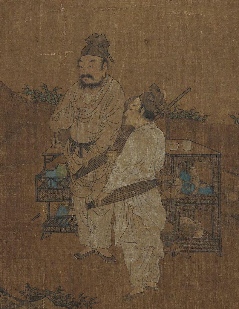 重拾“圍爐煮茶”文化，一起看看故宮藏畫里的“圍爐煮茶”[精制鋼圍爐茶桌](圖8)
